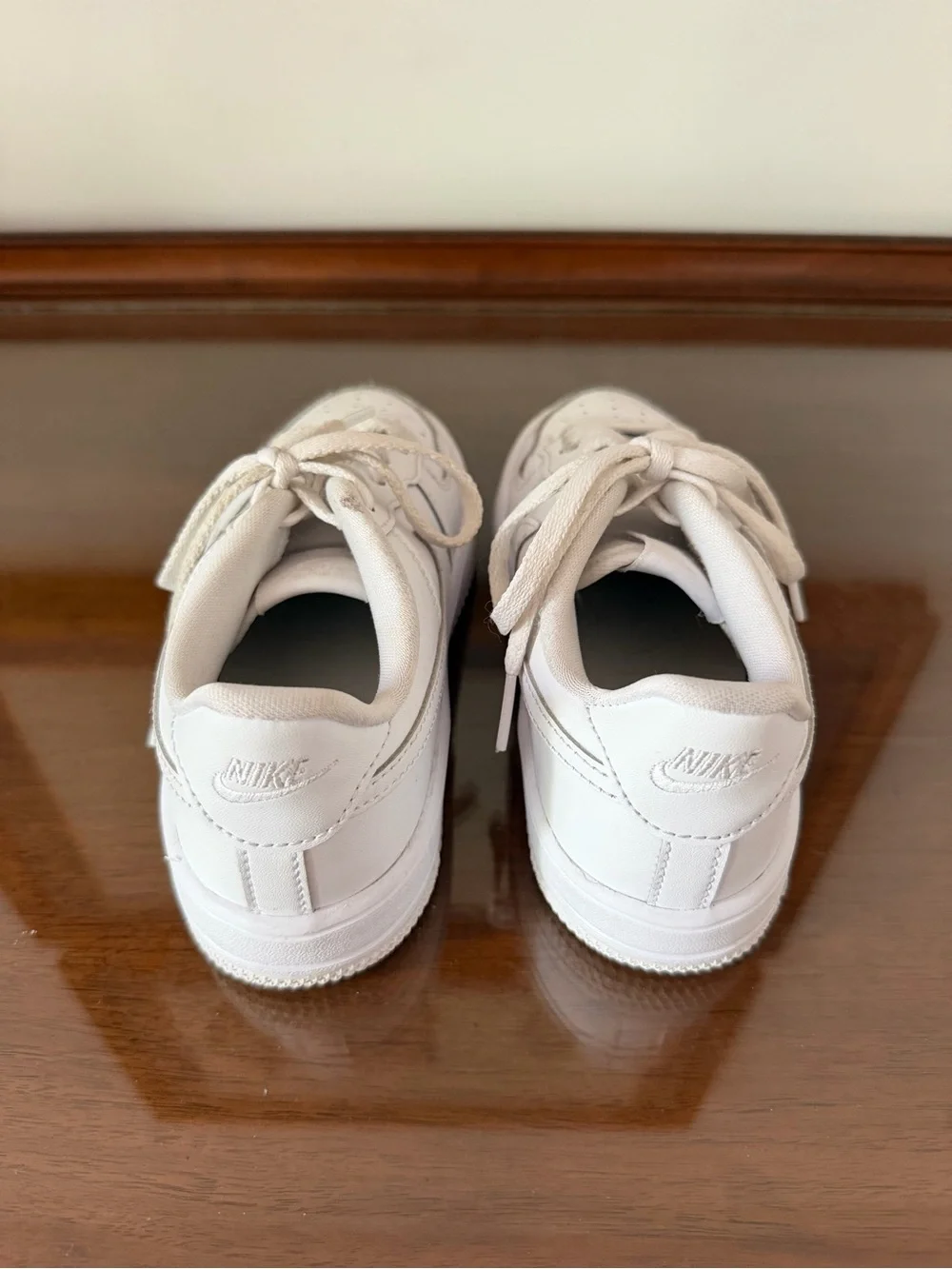 Nike Force 1 Low Kids Youth Size 1Y White Sneakers IF1673-100